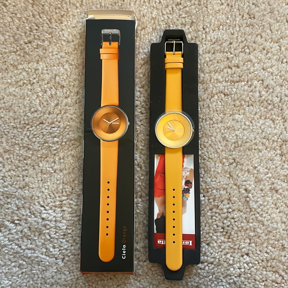 NWT Lambretta Cielo Orange watch